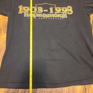 Harley Davidson 1903-1993 Anniversary t shirt